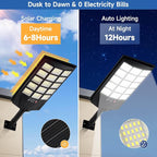 Solar Lights Outdoor Waterproof, Dusk to Dawn Solar Street Light - Image 2