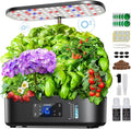 Ahopegarden Hydroponics Growing System Kit Indoor Herb Garden by Ahopegarden