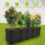 Large Planters for Outdoor Plants pots Elevated Garden Boxes Raised Garden Bed - Image 3