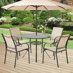AECOJOY 5 Piece Patio Table and Chair Set - Image 2
