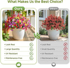 Alupssuc 32 Bundles Artificial Flowers - Image 4