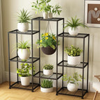 Metal Plant Stand Indoor Metal Plant Stands Outdoor Tiered Plant Shelf by YUJCHMTZN