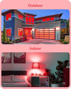 EDISHINE PAR38 Red LED Flood Light Bulbs Outdoor, Dimmable LED Light Bulb - Image 7