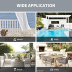 Waterproof Outdoor Curtain W52 x L63 - Image 8