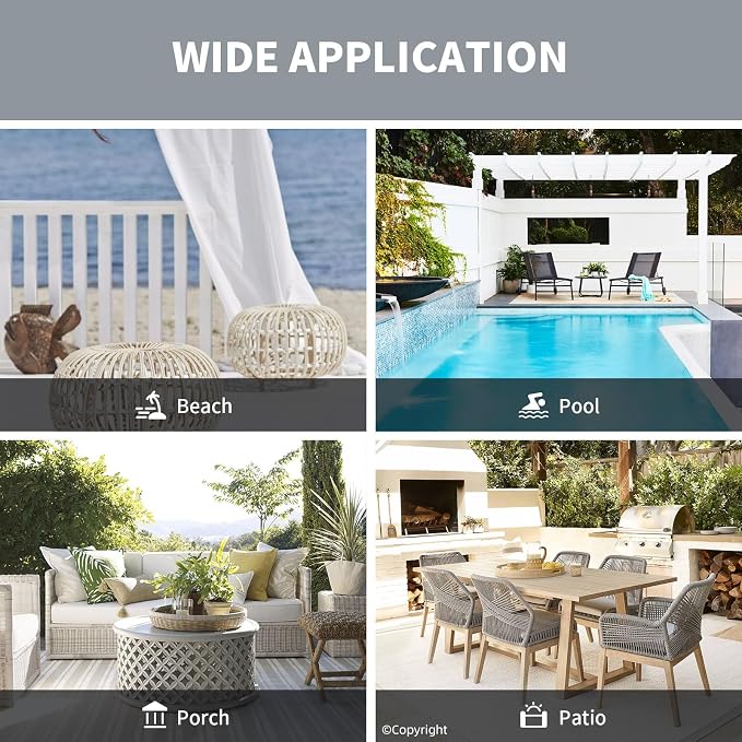 Waterproof Outdoor Curtain W84 x L120 - Image 8