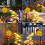 Solar Watering Can Lights Outdoor Garden Decor, Large Fairy Hanging Lantern - Image 5