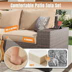 Aoxun 7 Pieces Patio Furniture Set - Image 4