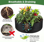 LBTING 4Pcs 30 Gallon Plant Grow Bags, Fabric Raised Planting Bed Heavy Duty - Image 4