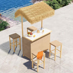 Grand patio Outdoor Tiki Bar Set - Image 2