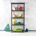 Sterilite 2-Pack 5 Shelf Unit, Heavy-Duty Shelving Storage Rack - Image 6