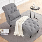 Tufted Soft Chaise Lounge Chair - Image 3