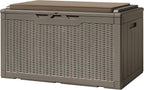 Greesum 100 Gallon Resin Deck Box Large Outdoor Storage by BuynowfromGreesum