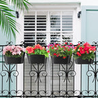 MADHOLLY Railing Planter with Drainage Holes - Image 2