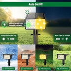 Solar Spot Lights Outdoor with 60 LED & Auto On/Off, 4 Pack Solar Lights - Image 4