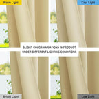 NICETOWN 2 Panels Outdoor Curtains - Image 4