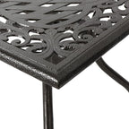 Christopher Knight Home Hallandale Outdoor Sarasota Cast Aluminum Rectangular - Image 9