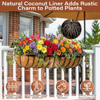 Legigo 4PCS 36 Inch Natural Trough Coco Coir Liners Planters Replacement - Image 3