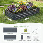 INNO STAGE Galvanized Raised Garden Bed Kit, Rust-Resistant & Easy Assembly - Image 3