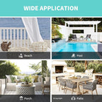 Waterproof Outdoor Curtain W84 x L84 - Image 8