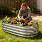 TATAANTY Galvanized Raised Garden Bed - Image 6