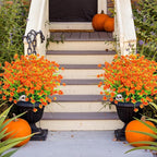AGIRL 24 Bundles Artificial Fall Flowers Outdoor Indoor Decoration, Fake - Image 7
