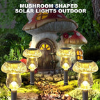 Solar Lights Outdoor, 8 Pack Mushroom Lights Outside Waterproof, Solar Powered - Image 2