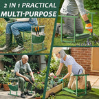 FLINTER Garden Kneelers Seat, Stable and Save Tip-Resistant Design 10.2" Wider - Image 6