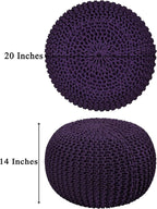 COTTON CRAFT Round Dori Pouf - Image 4