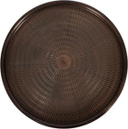 Kate and Laurel Mahdavi Modern Round Outdoor Coffee Table; 25 x 25 x 16; - Image 8