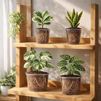 16 Pack 10/8/6/5 Inch Reinforced Large Clear Nursery Pots - Image 7