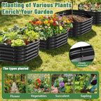Hexagon Raised Garden Bed, 48 Inch Diagonal & 16.5 Inch Tall, Galvanized Steel - Image 6