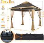 Yaheetech 11x11 Pop Up Gazebo Outdoor Canopy Shelter, Instant Patio Gazebo Sun - Image 3