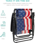 Best Choice Products 30” Wide Folding Zero Gravity Outdoor Recliner Patio - Image 9