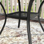VICLLAX Patio Dining Set for 6, Outdoor Furniture Set Includes 47.2" Round - Image 6