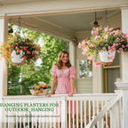 Hanging Planter for Indoor Plants 8 Inch, 2 Pack Hanging Baskets for Plants - Image 6