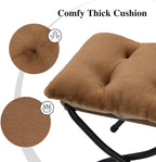 15" Folding Ottoman, Foldable Footrest Stool, Portable Small Foot Stool - Image 6