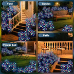 Solar Garden Lights 2 Pack Waterproof Swaying Starburst Light Solar Outdoor - Image 7