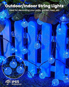 Solar String Lights Outdoor Waterproof, 2 Pack 60 LED 36.5 FT Each, 8 Lighting - Image 5