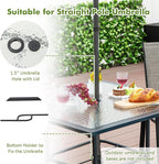 Tangkula 35 Inch Patio Dining Table - Image 7
