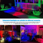 20W Outdoor RGB LED Spotlights 4 Pack, 120V 1000lm - Image 2