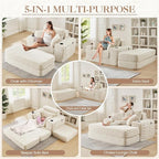 5-In-1 Oversized Chaise Lounge Chair Indoor - Image 5
