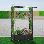 Planter with Trellis Raised Garden Beds, 4.5ft Tall with Screen Indoor Outdoor - Image 7