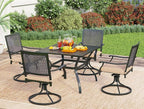 PHI VILLA 5 Pieces Outdoor Dining Set - Image 8
