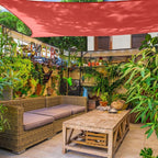 AsterOutdoor Sun Shade Sail Rectangle 10' x 13' UV Block Canopy - Image 9