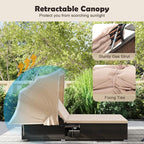 Tangkula Outdoor Rattan Daybed - Image 4