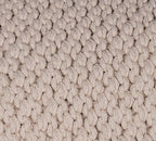 BIRDROCK HOME Square Pouf Ottoman | Cotton Braided Foot Stool - Image 11