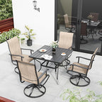 Pamapic Textilene Outdoor Dining Chair 1 Piece - Image 7