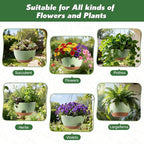 4-Piece Set of 8-Inch Hanging Planters - Image 6