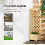 Outsunny Wooden Raised Garden Bed - Image 5