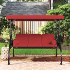 Oakcloud 3-Seat Outdoor Porch Swing, Large Converting Swing Chair - Image 6